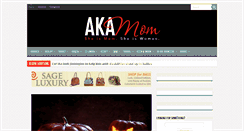 Desktop Screenshot of akamommagazine.com